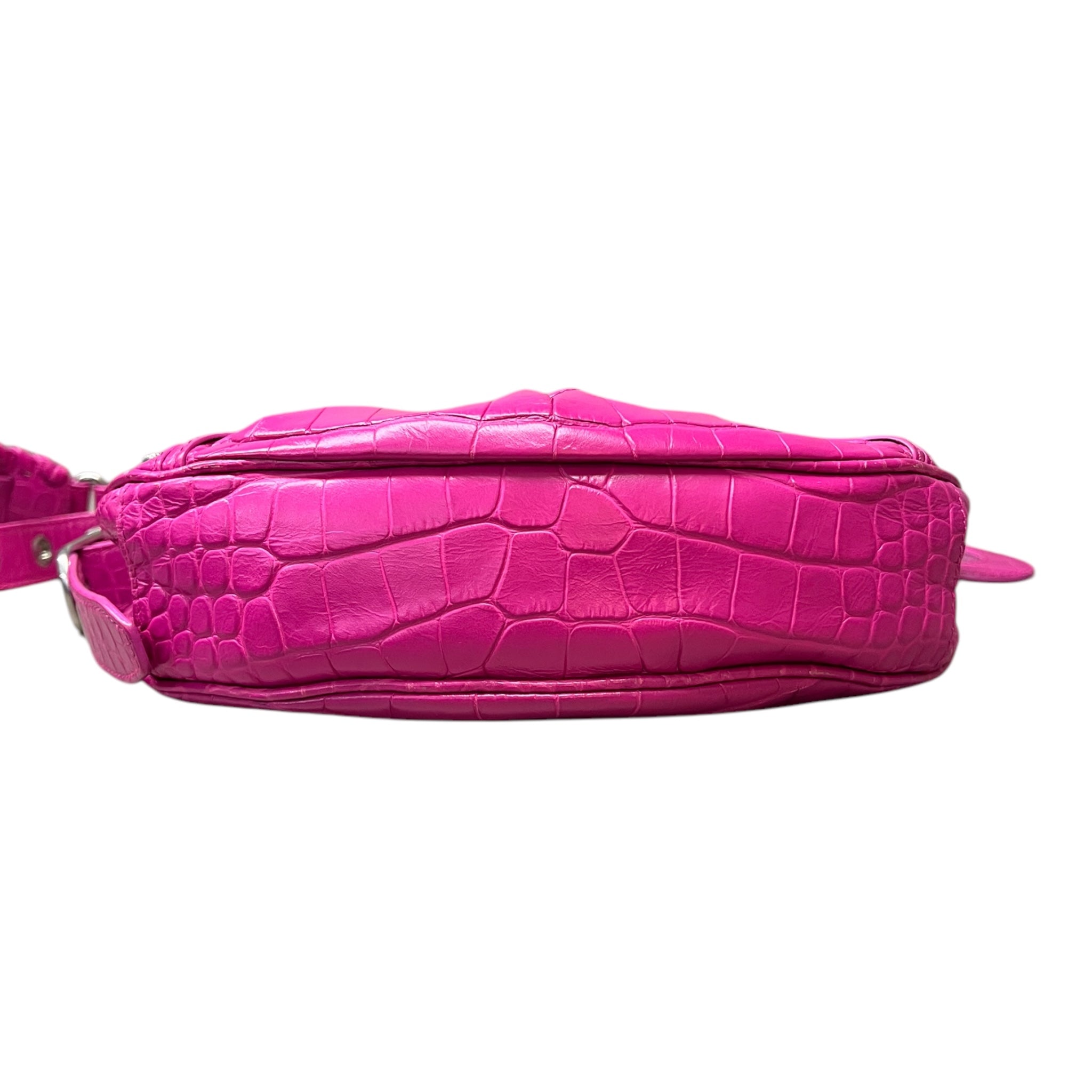 BALENCIAGA LE CAGOLE XS FUCSIA