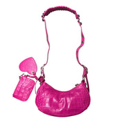 BALENCIAGA LE CAGOLE XS FUCSIA