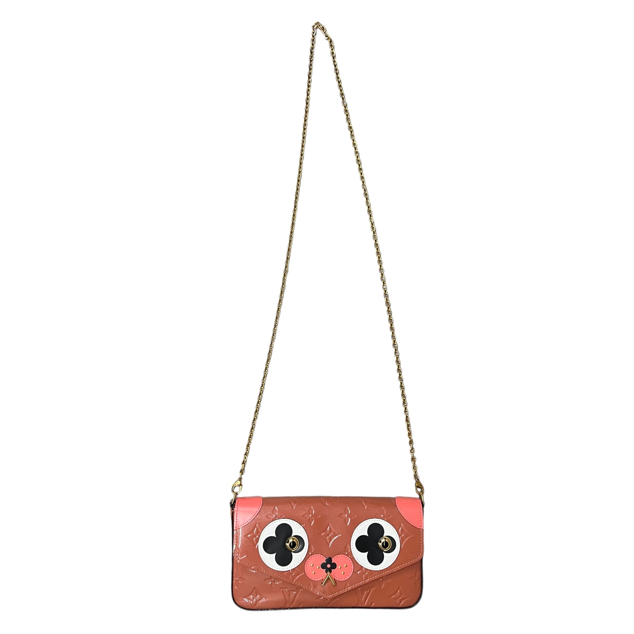 LOUIS VUITTON POCHETTE FÉLICIE VALENTINE DOG