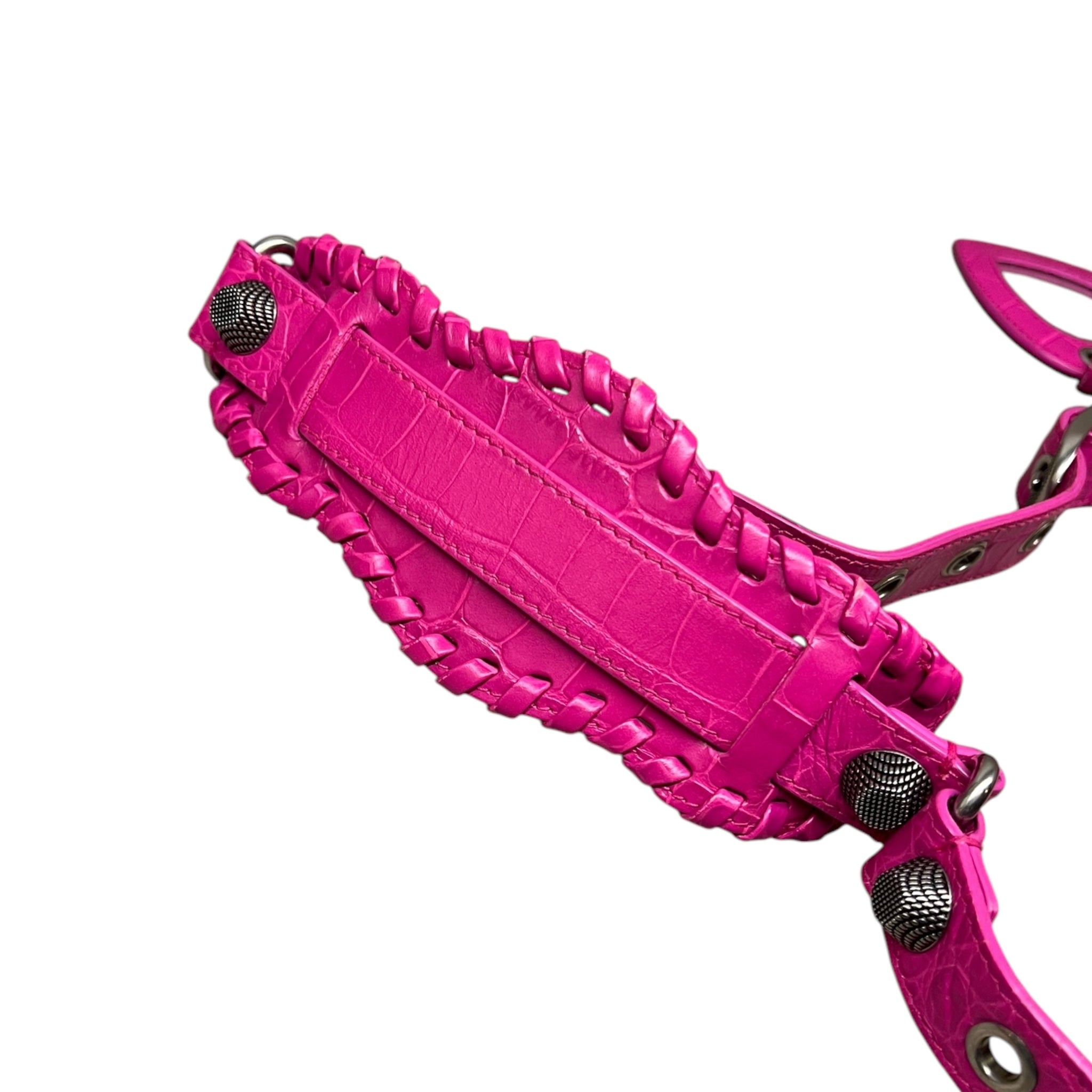 BALENCIAGA LE CAGOLE XS FUCSIA